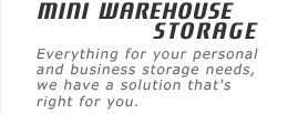 Canaan Storage provides spaces from economic storage cart to spacious enclosed units. 